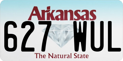 AR license plate 627WUL