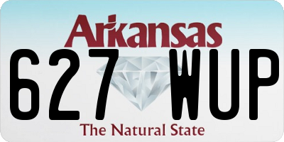 AR license plate 627WUP