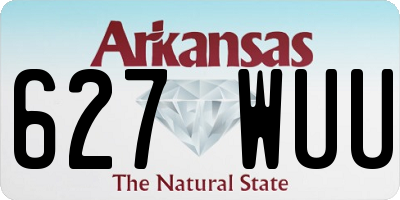 AR license plate 627WUU