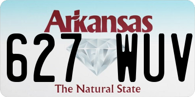 AR license plate 627WUV
