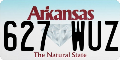 AR license plate 627WUZ