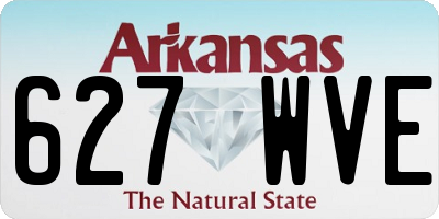 AR license plate 627WVE