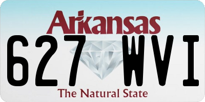AR license plate 627WVI