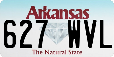 AR license plate 627WVL