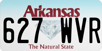 AR license plate 627WVR