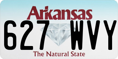 AR license plate 627WVY