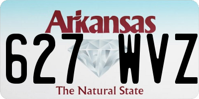 AR license plate 627WVZ