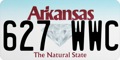 AR license plate 627WWC