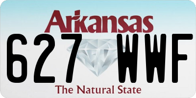 AR license plate 627WWF