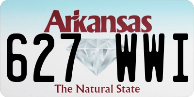 AR license plate 627WWI