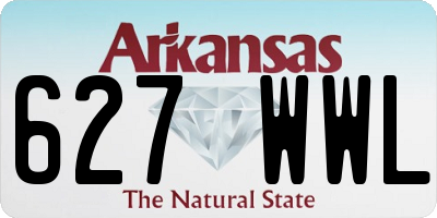 AR license plate 627WWL