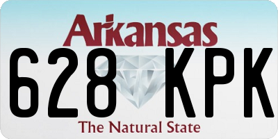 AR license plate 628KPK