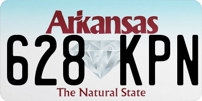 AR license plate 628KPN