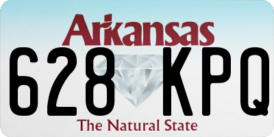 AR license plate 628KPQ