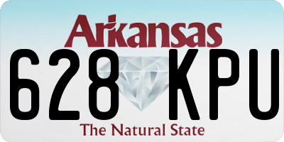 AR license plate 628KPU