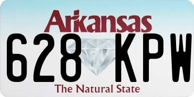 AR license plate 628KPW