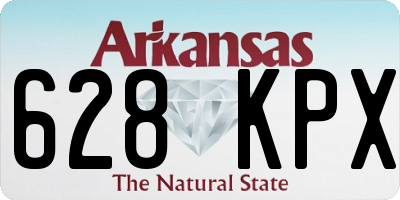 AR license plate 628KPX