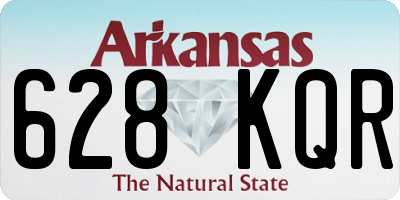 AR license plate 628KQR