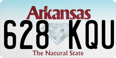 AR license plate 628KQU