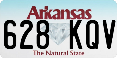 AR license plate 628KQV
