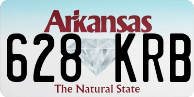 AR license plate 628KRB