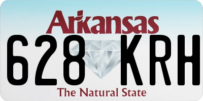 AR license plate 628KRH