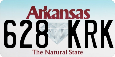 AR license plate 628KRK