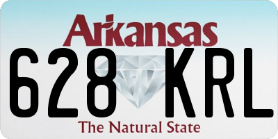 AR license plate 628KRL
