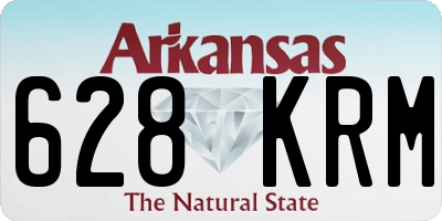 AR license plate 628KRM