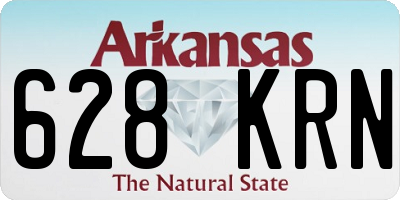 AR license plate 628KRN
