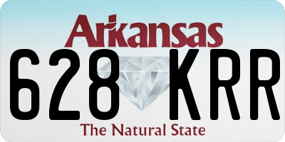 AR license plate 628KRR