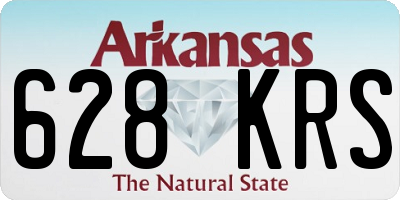 AR license plate 628KRS
