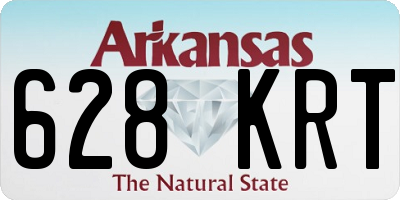 AR license plate 628KRT