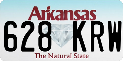 AR license plate 628KRW