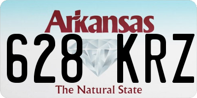 AR license plate 628KRZ