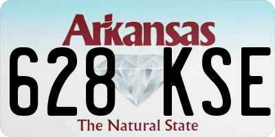 AR license plate 628KSE