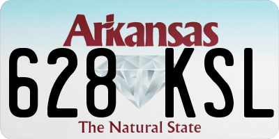 AR license plate 628KSL