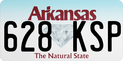 AR license plate 628KSP