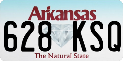 AR license plate 628KSQ