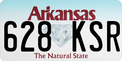 AR license plate 628KSR