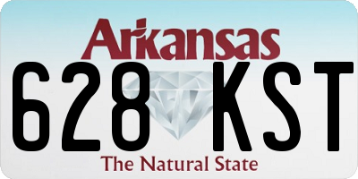 AR license plate 628KST