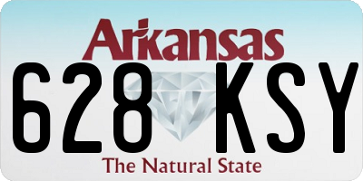 AR license plate 628KSY