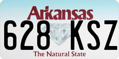 AR license plate 628KSZ