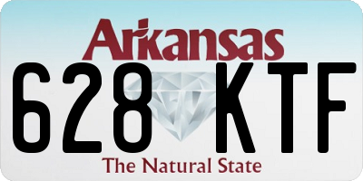 AR license plate 628KTF