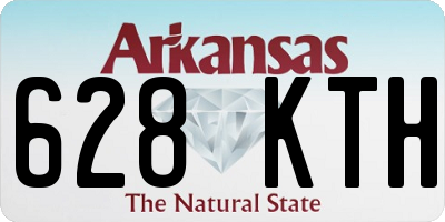 AR license plate 628KTH