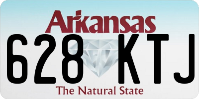 AR license plate 628KTJ