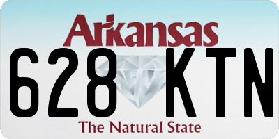 AR license plate 628KTN