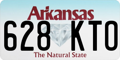 AR license plate 628KTO