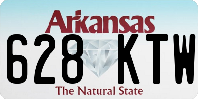 AR license plate 628KTW
