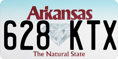 AR license plate 628KTX